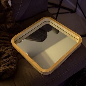 Mirror with Wood Framing